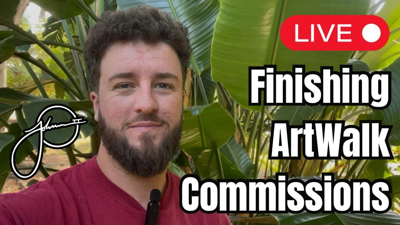 Join my livestream RIGHT NOW!!

I&rsquo;m working on some leftover commissions from my art show on Friday night!!
