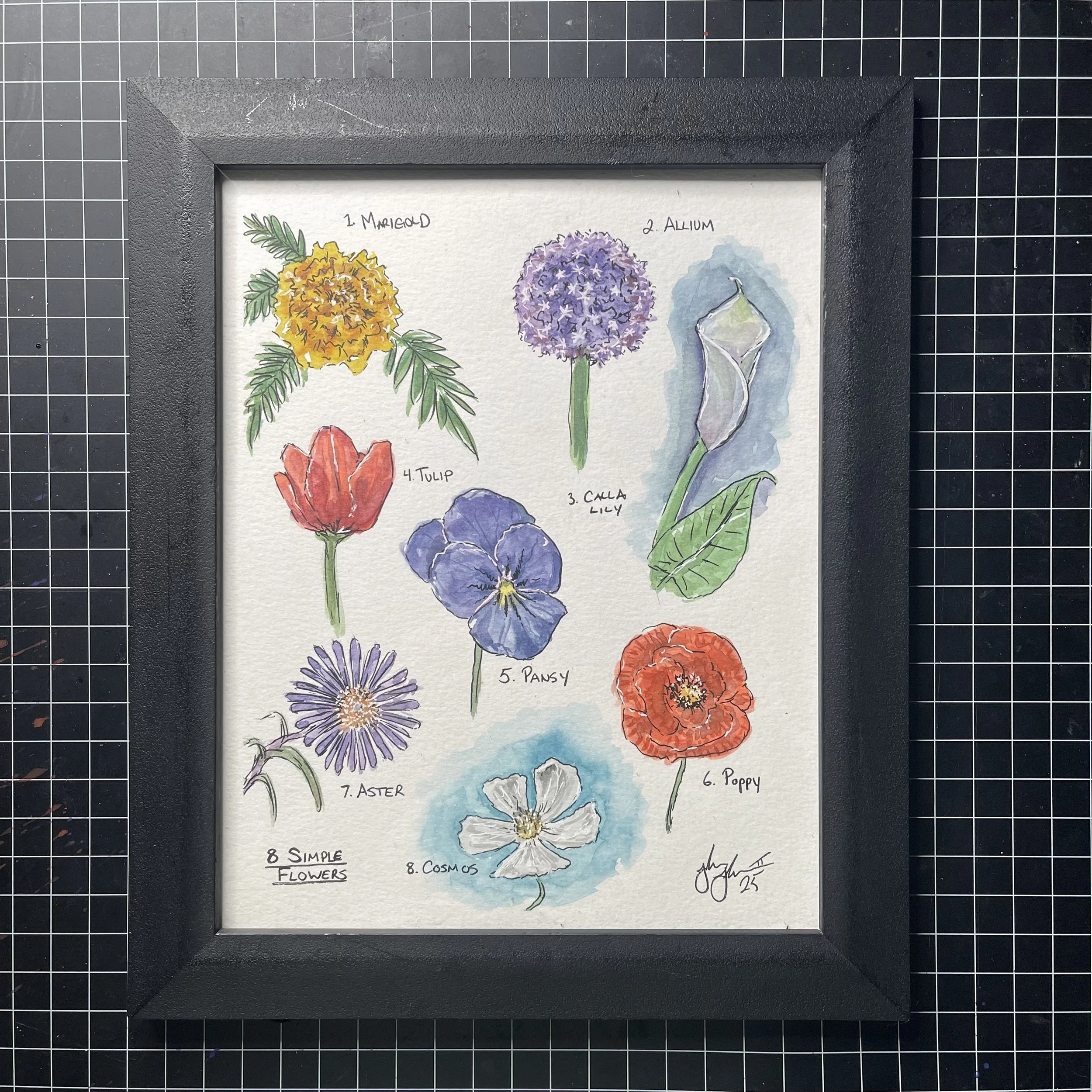 8 Simple Flowers