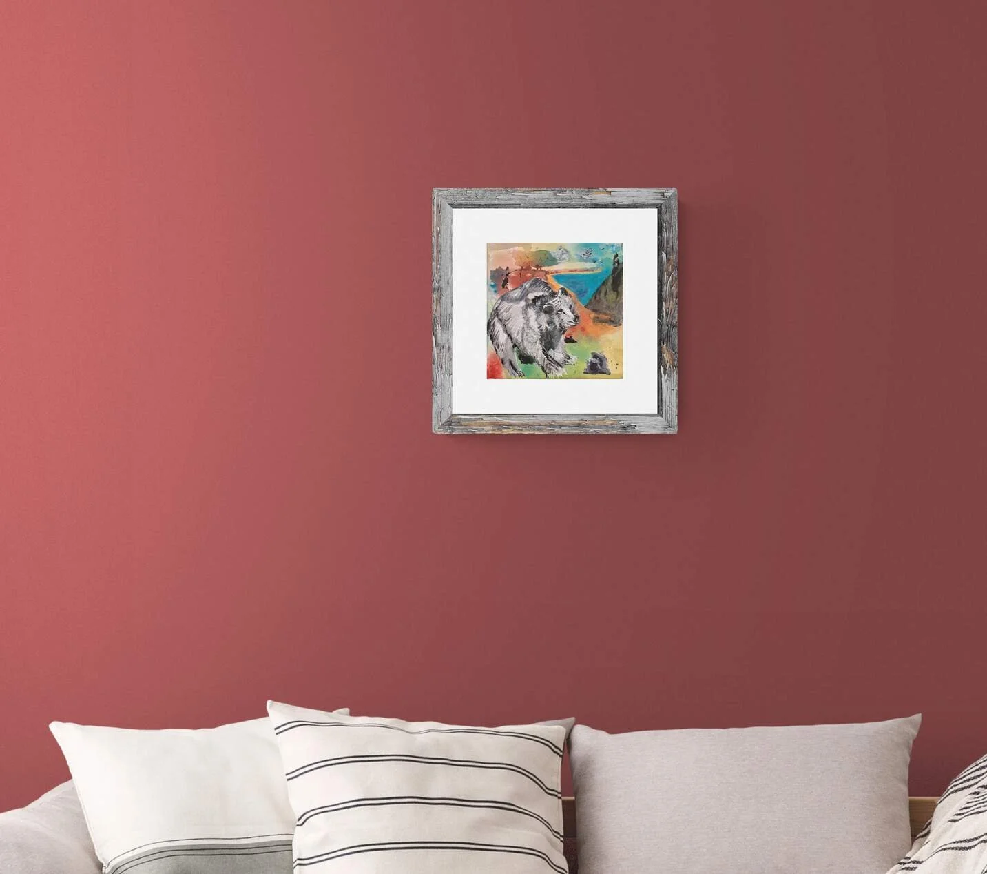 l'ours polaire au soleil en sit.JPG