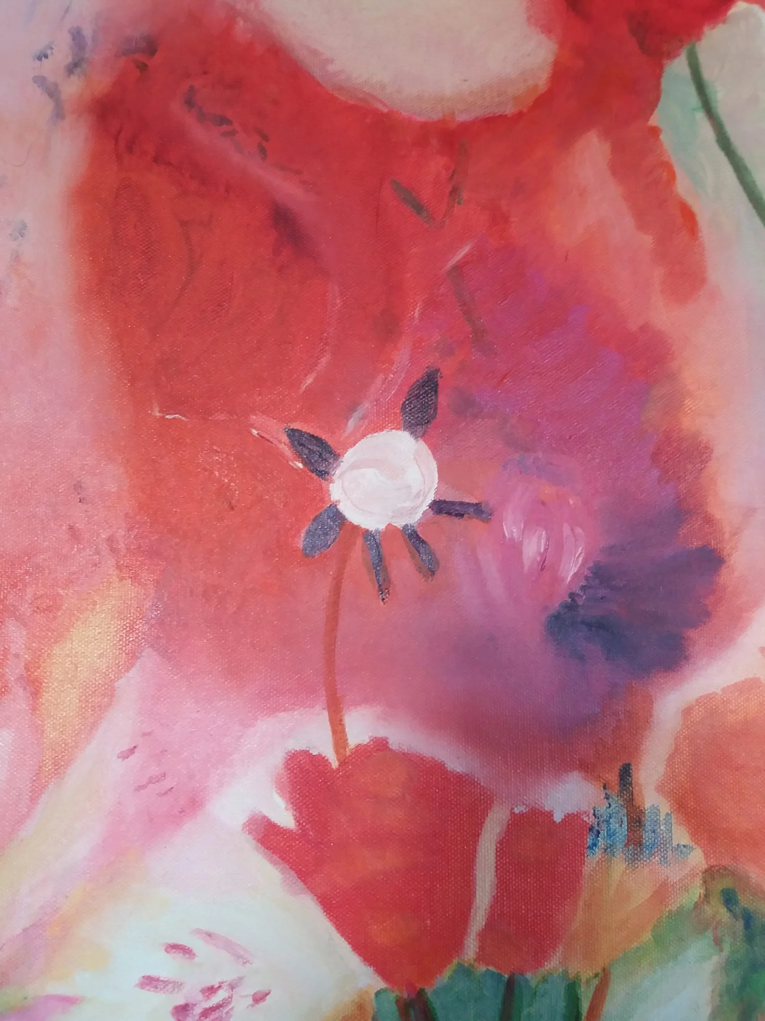 tableau floral-seli abstrait- fleur rouge-fleur de rocaille signature.jpg