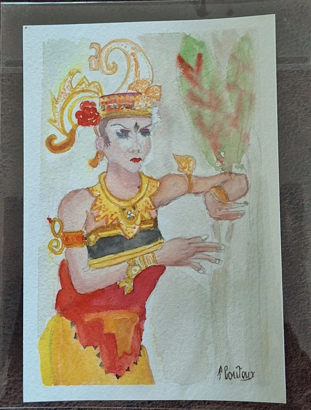 danseuse à bali aquarelle pcoutoux.jpg