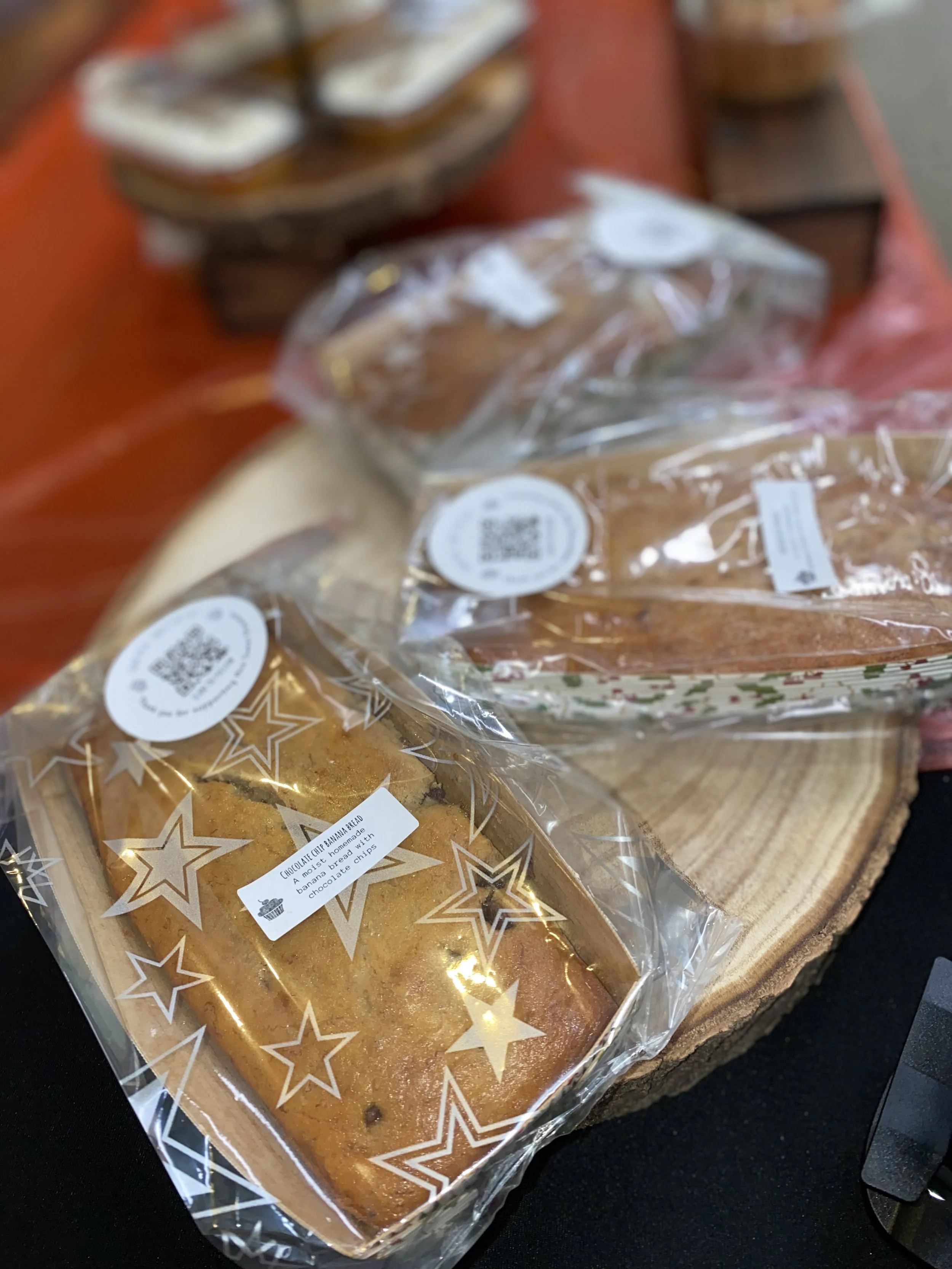 Banana Bread (chocolate chip & nuts added)