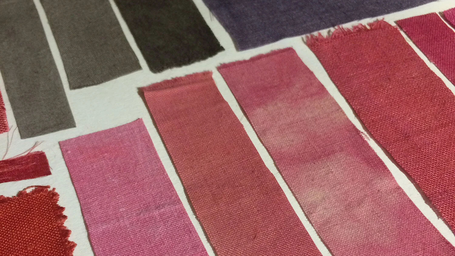 Offcuts artist's book — Slow Lane Studio Natural Colour, Dyes and