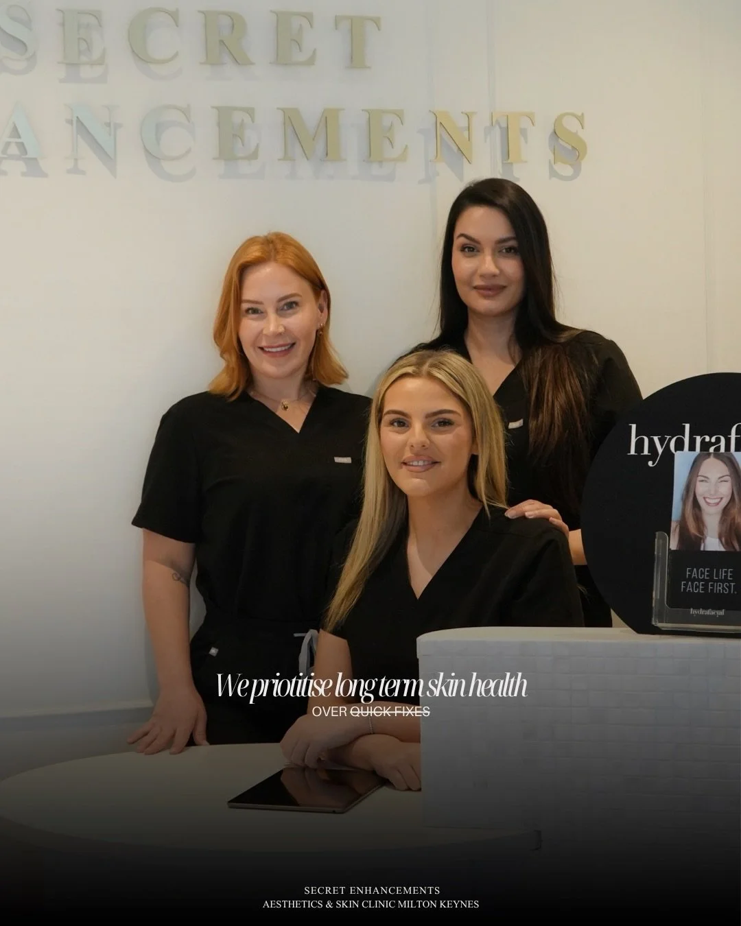We&rsquo;re not here for a quick fix. We&rsquo;re here for your long term skin health. 🤍

Anyone can give you a one off result. We&rsquo;re building something better than that.

At Secret Enhancements every treatment, every product recommendation an