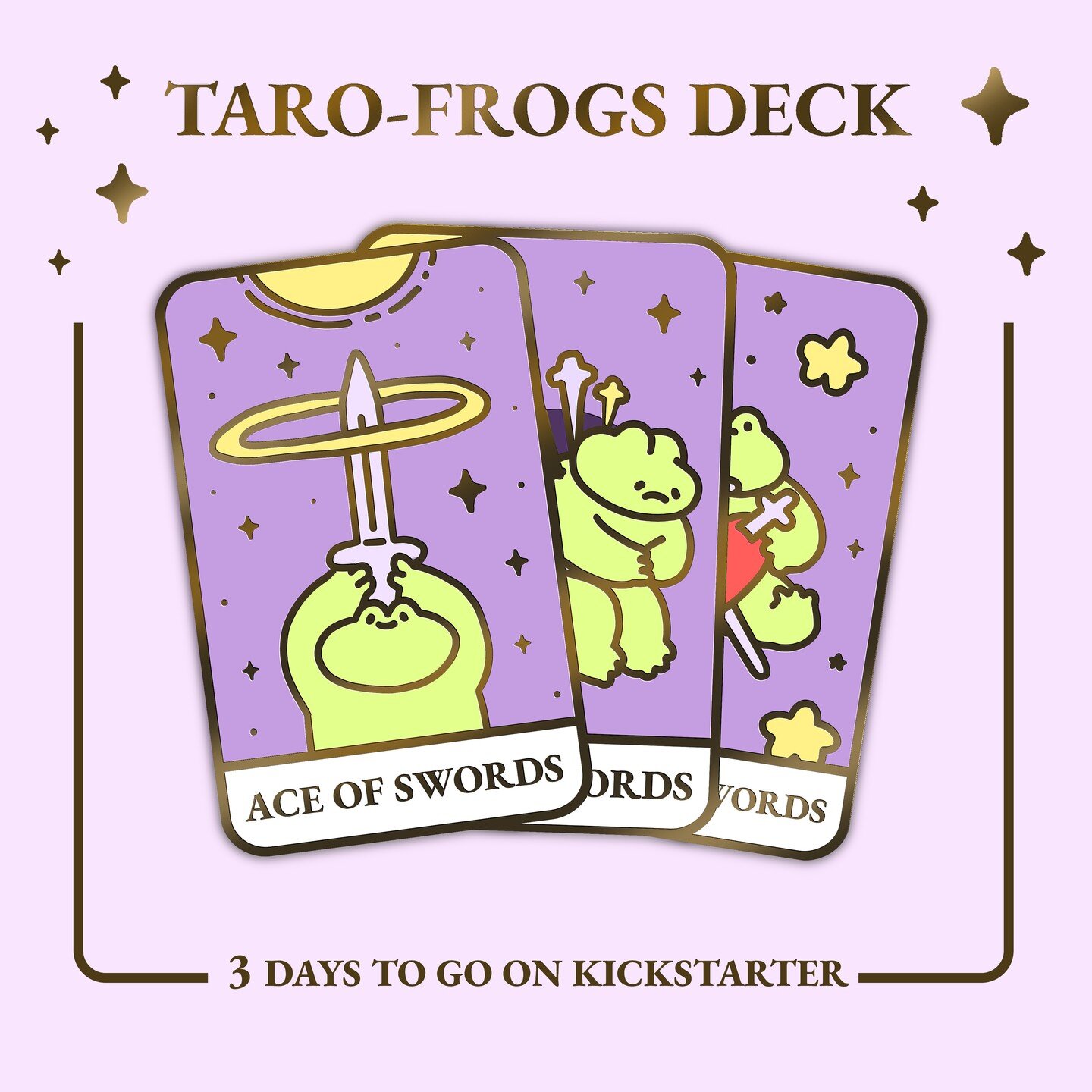 3 Days to go! 👀 I can't believe how quick this month's gone, we're nearly at the end of the campaign!! 🐸⭐💖 Last chance to get everything at a discounted price! 🌞 Link in bio 💌