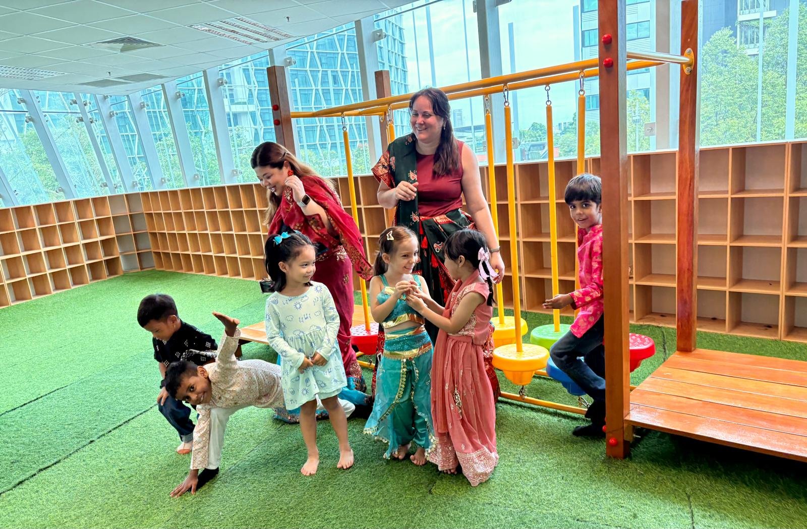 International school diwali celebration in singapore KBH