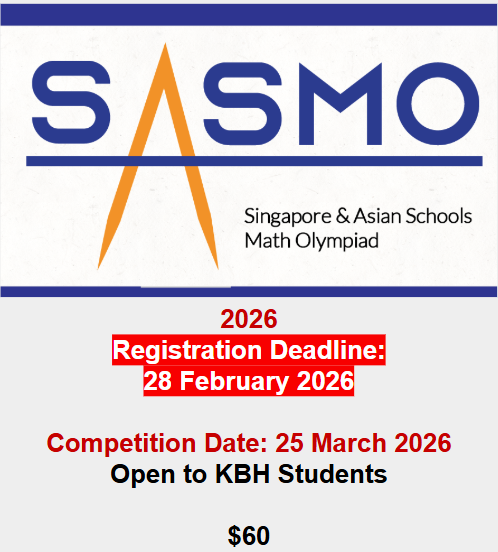 Singapore and Asian Schools Math Olympiad (SASMO) 2026