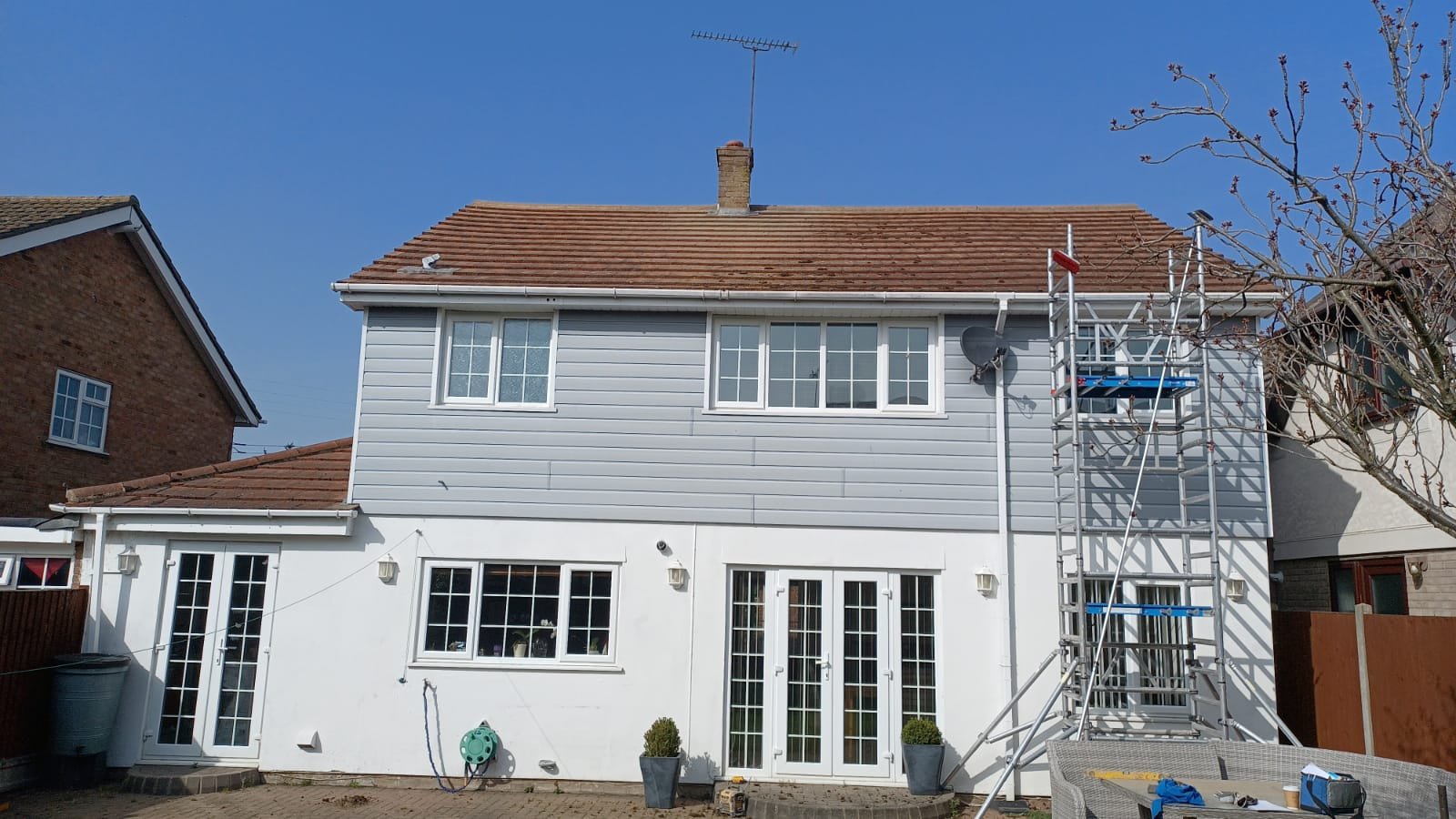 Roof Clean In Progress Brentwood