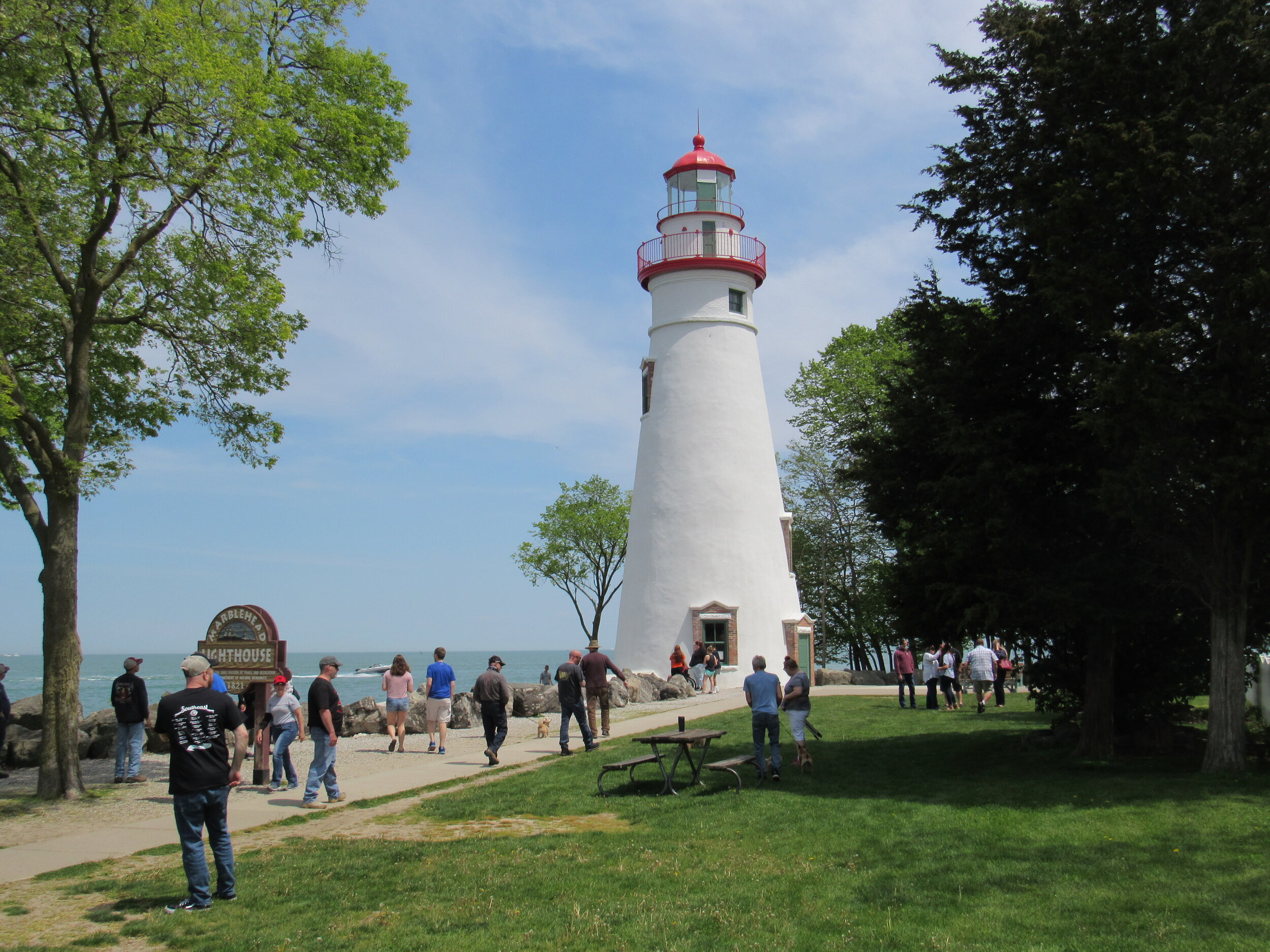 5.15.21 - The Marblehead Lighthouse is a popular site with a spectacular view.