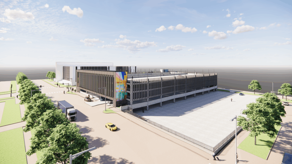 LNKConstructionPics-Expanded Parking Garage-20250519-0000-BVH-NE-Corner-1-1-1024x576.png