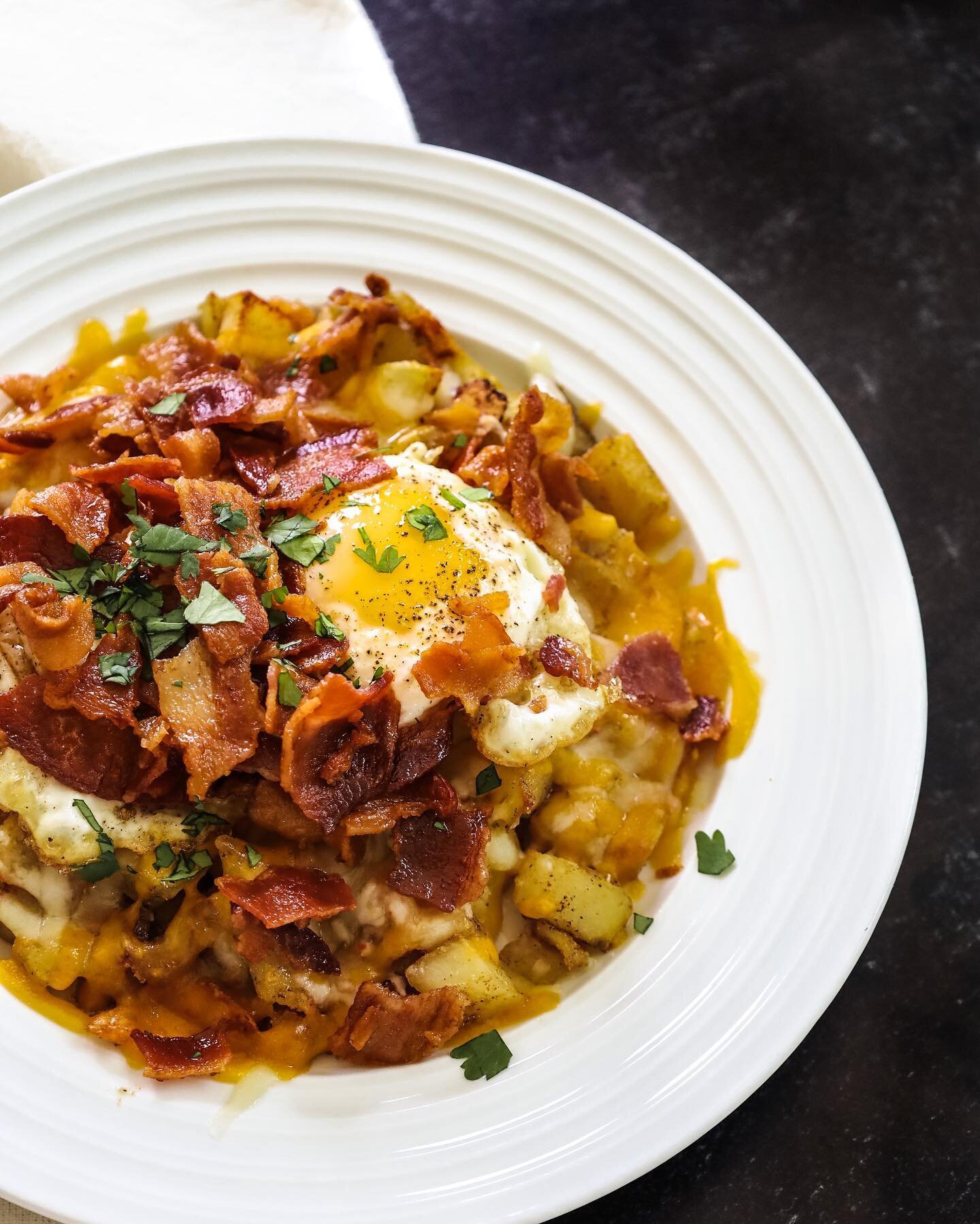 Loaded Hausse Potatoes &hellip;for breakfast and all other hours of the day.