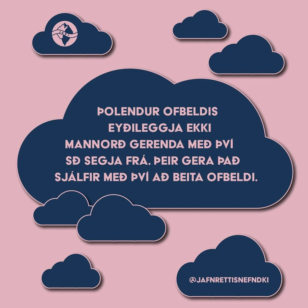 &Iacute; lj&oacute;si umr&aelig;&eth;unnar! &THORN;a&eth; eru ekki &thorn;olendur ofbeldis sem sverta mannor&eth; ofbeldismanna me&eth; &thorn;v&iacute; a&eth; segja fr&aacute;. &THORN;eir gera &thorn;a&eth; alveg sj&aacute;lfir me&eth; &thorn;v&iacu