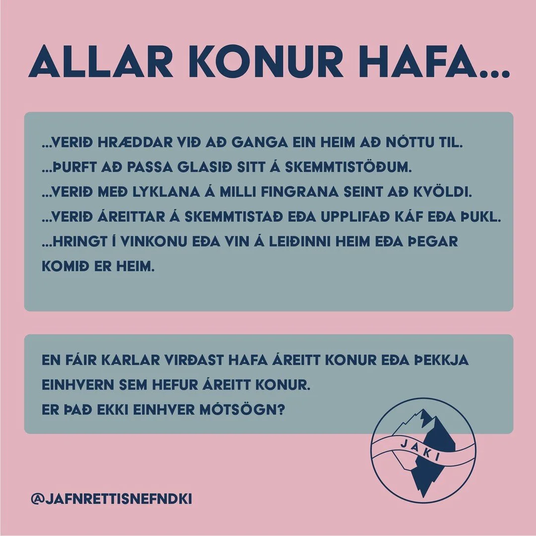 Allar konur hafa lent &iacute; einhverju af eftirfarandi e&eth;a &thorn;ekkja konur sem hafa lent &iacute; &thorn;v&iacute; sama! En f&aacute;ir karlmenn vir&eth;ast hafa &aacute;reitt konu e&eth;a &thorn;ekkja einhvern sem hefur &aacute;reitt konu. 