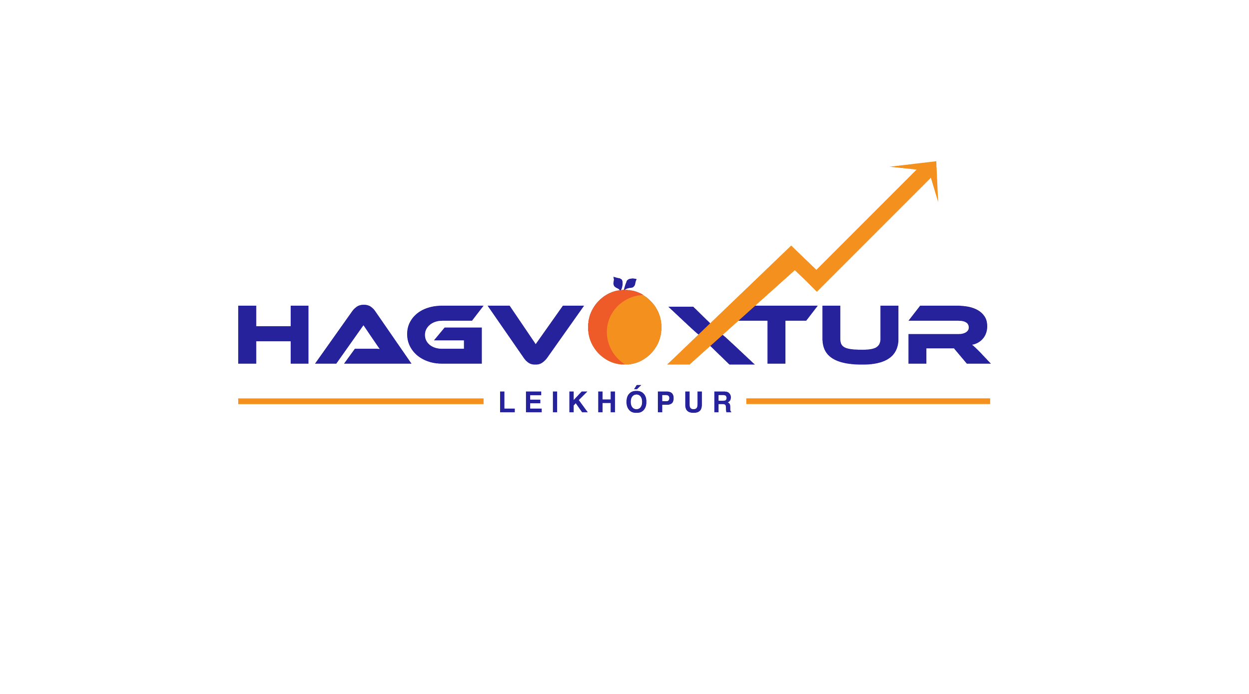 'Hagvöxtur' Logo for a theatre troupe.