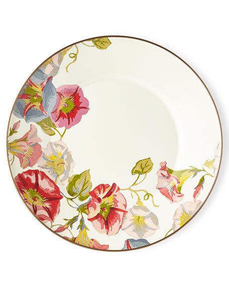 MacKenzie-Childs Morning Glory Dinner Plate