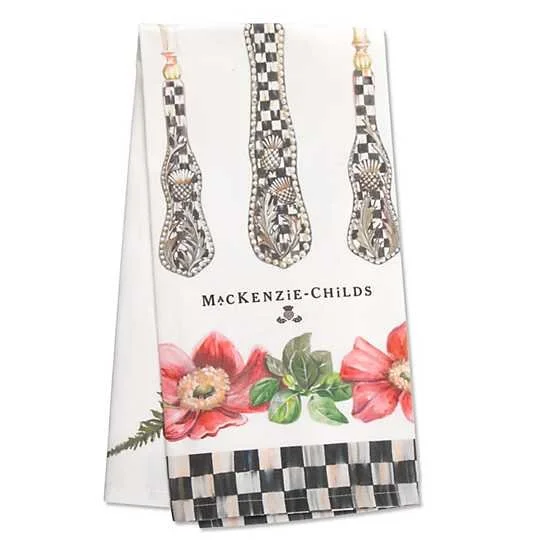 MacKenzie-Childs Knife Fork & Spoon Dish Towel