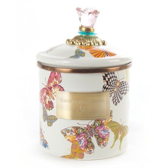 MacKenzie-Childs Butterfly Garden Canister — Small