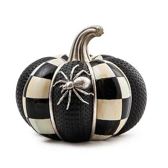 MacKenzie-Childs Spellbound Spider Pumpkin