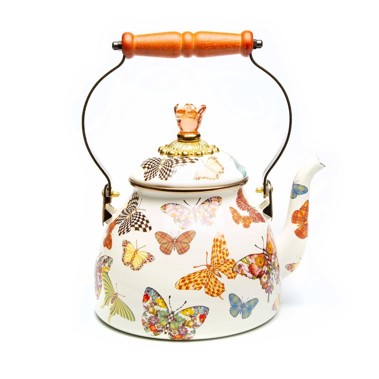 Butterfly Garden 3 Quart Tea Kettle
