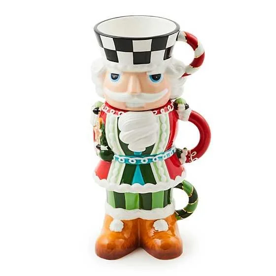 MacKenzie-Childs Holiday Sweets Stacking Mugs — Set of 3