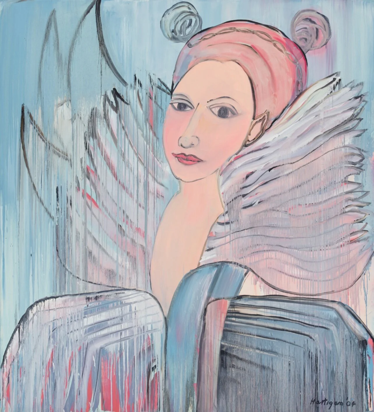 Grace Hartigan, Tatiana, 2004, Oil on canvas, 66 × 60 in