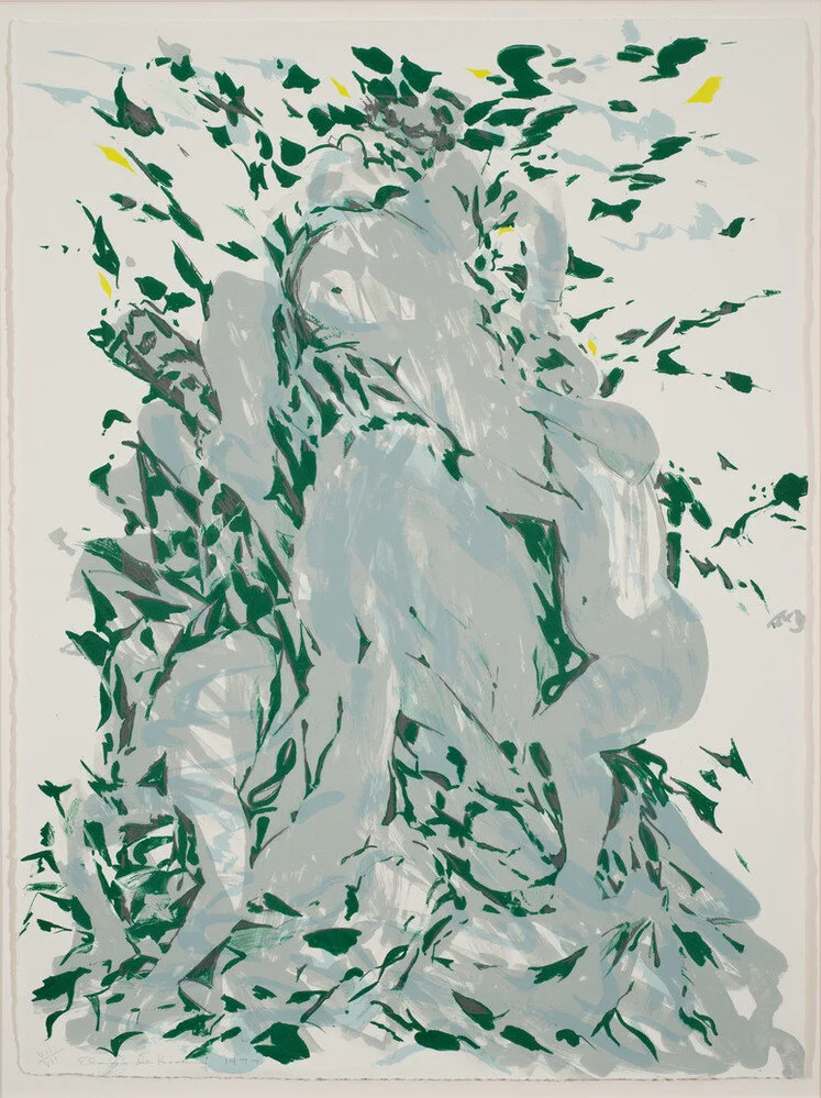 Elaine De Kooning, Jardin du Luxembourg, 1977; Color lithograph on paper, 30 x 22 in