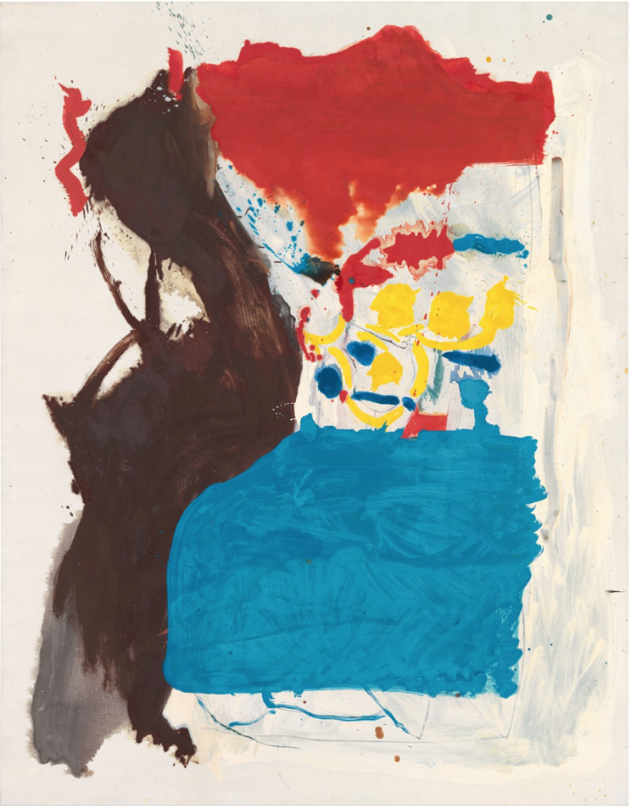 Untitled, 1959-1960, oil and charcoal on linen, 89 3/4 x 69 3/4 in