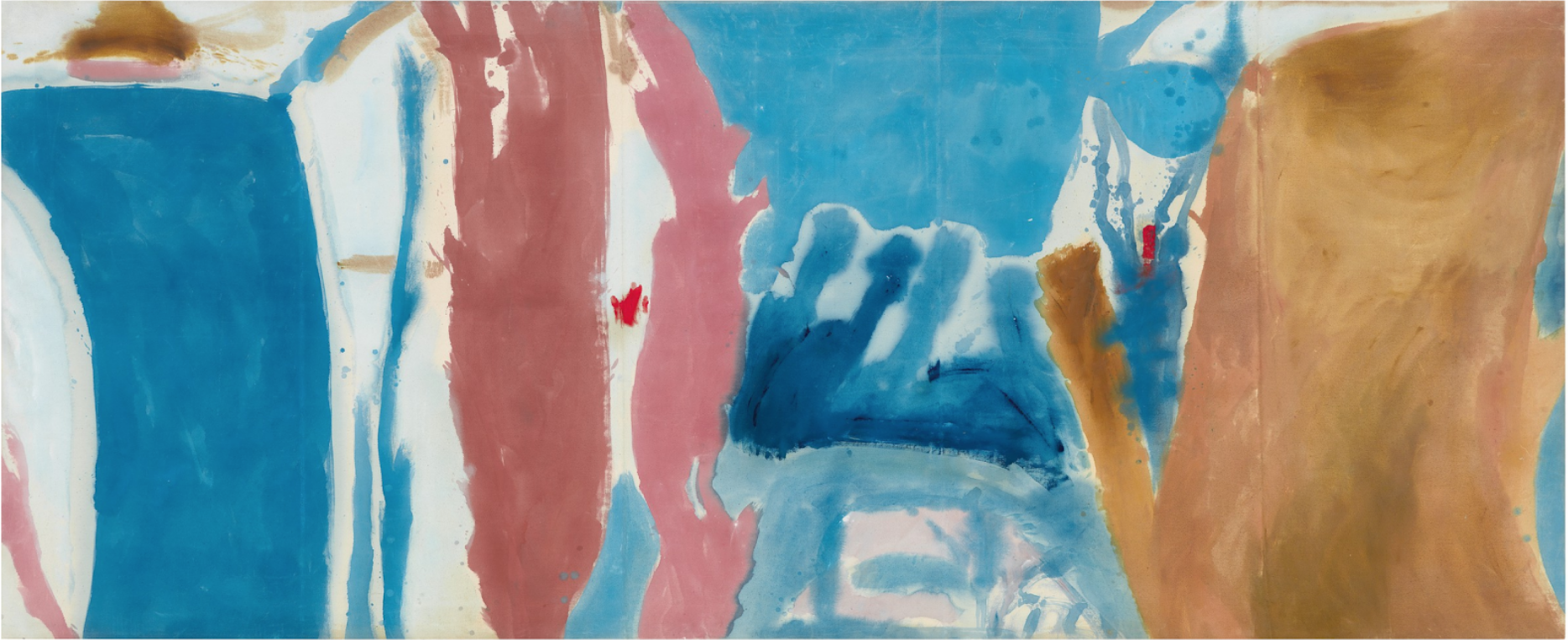Open Wall, 1953, oil on canvas, 53 3/4 x 131 in