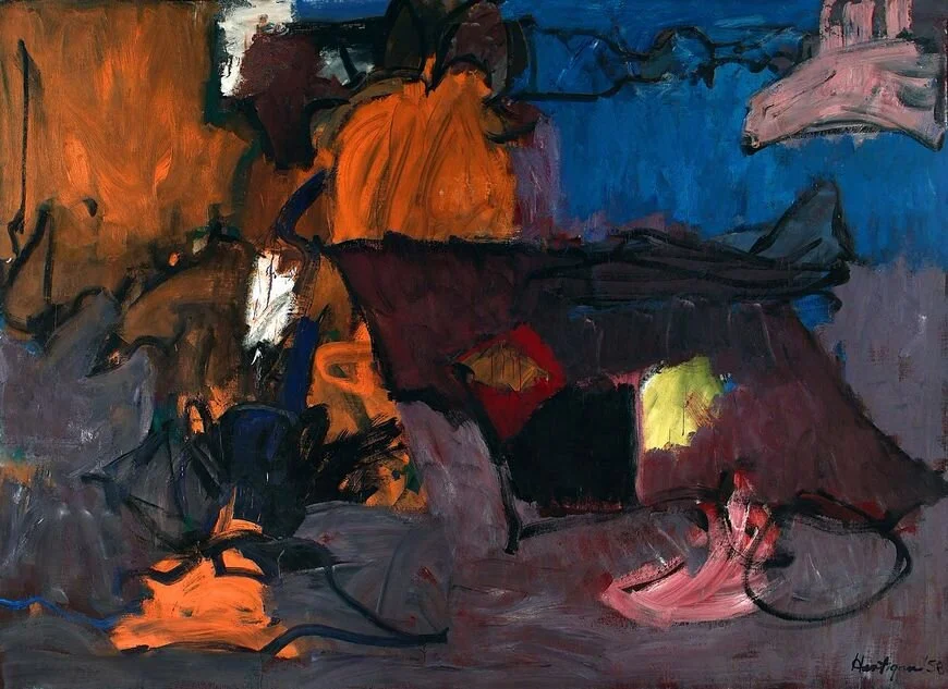 Grace Hartigan, Ireland, 1958, Oil on canvas, 78 3/4 x 106 3/4 inches