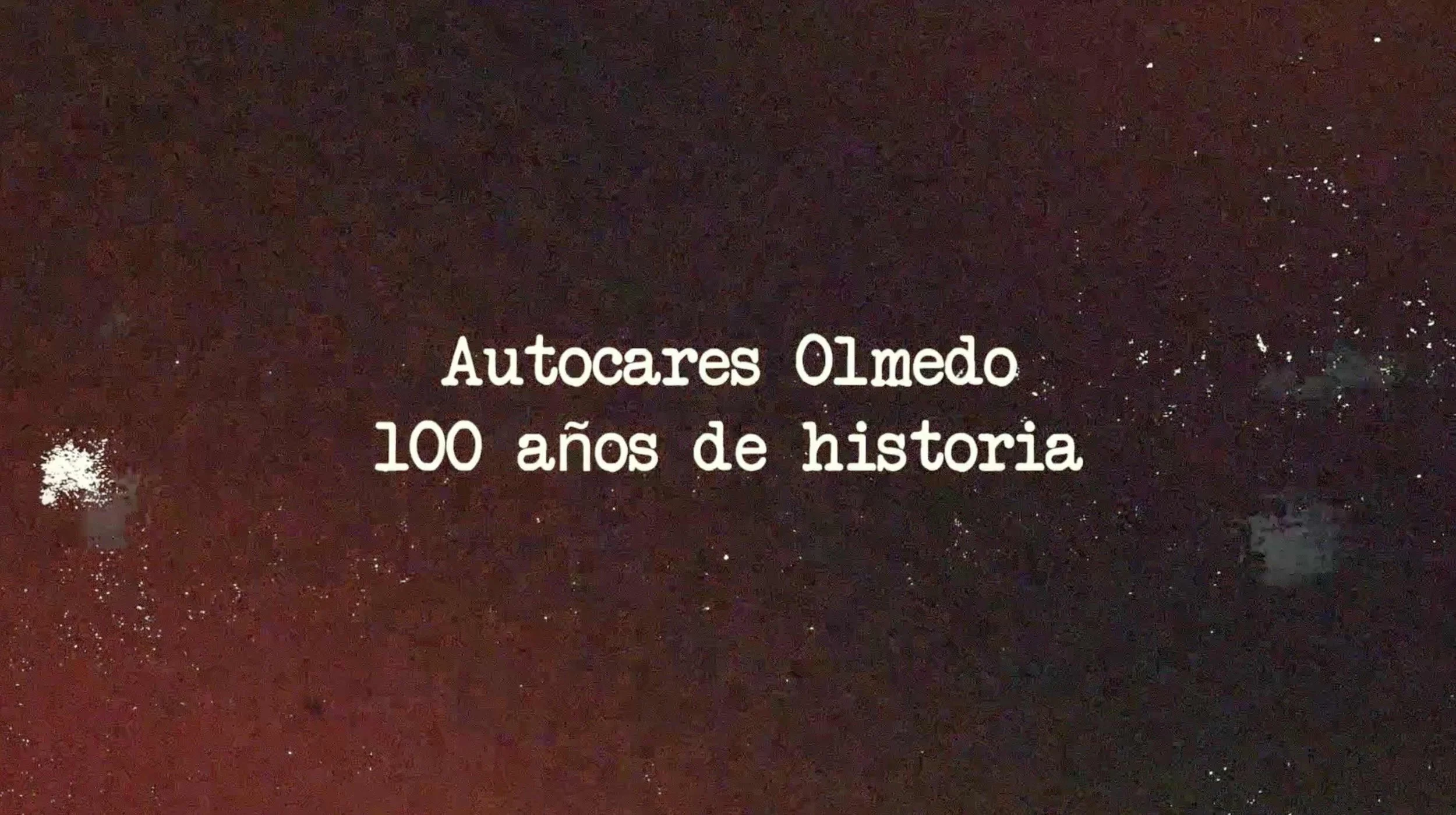 Autocares Olmedo 100 años