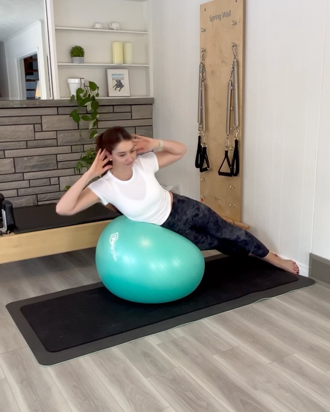 Anyone else buy a big stability ball while pregnant and now you don&rsquo;t know what to do with it? (Or just me?)

I&rsquo;ve recently been playing around with my ball and forgot how great it is to get your core muscles working extra hard with only 