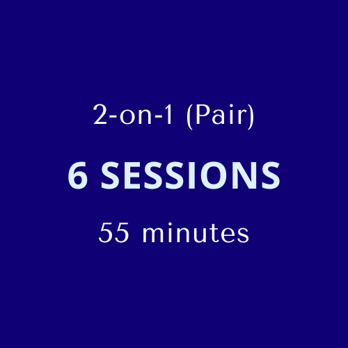 Six 2-on-1 Sessions
