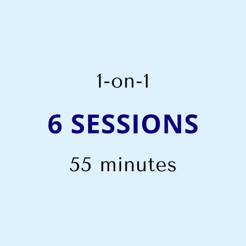 Six 1-on-1 Sessions