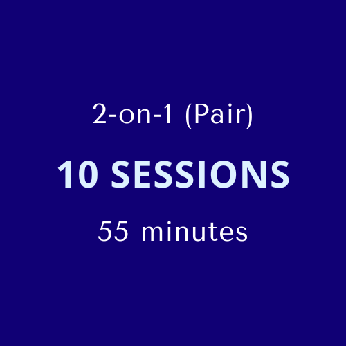 Ten 2-on-1 Sessions