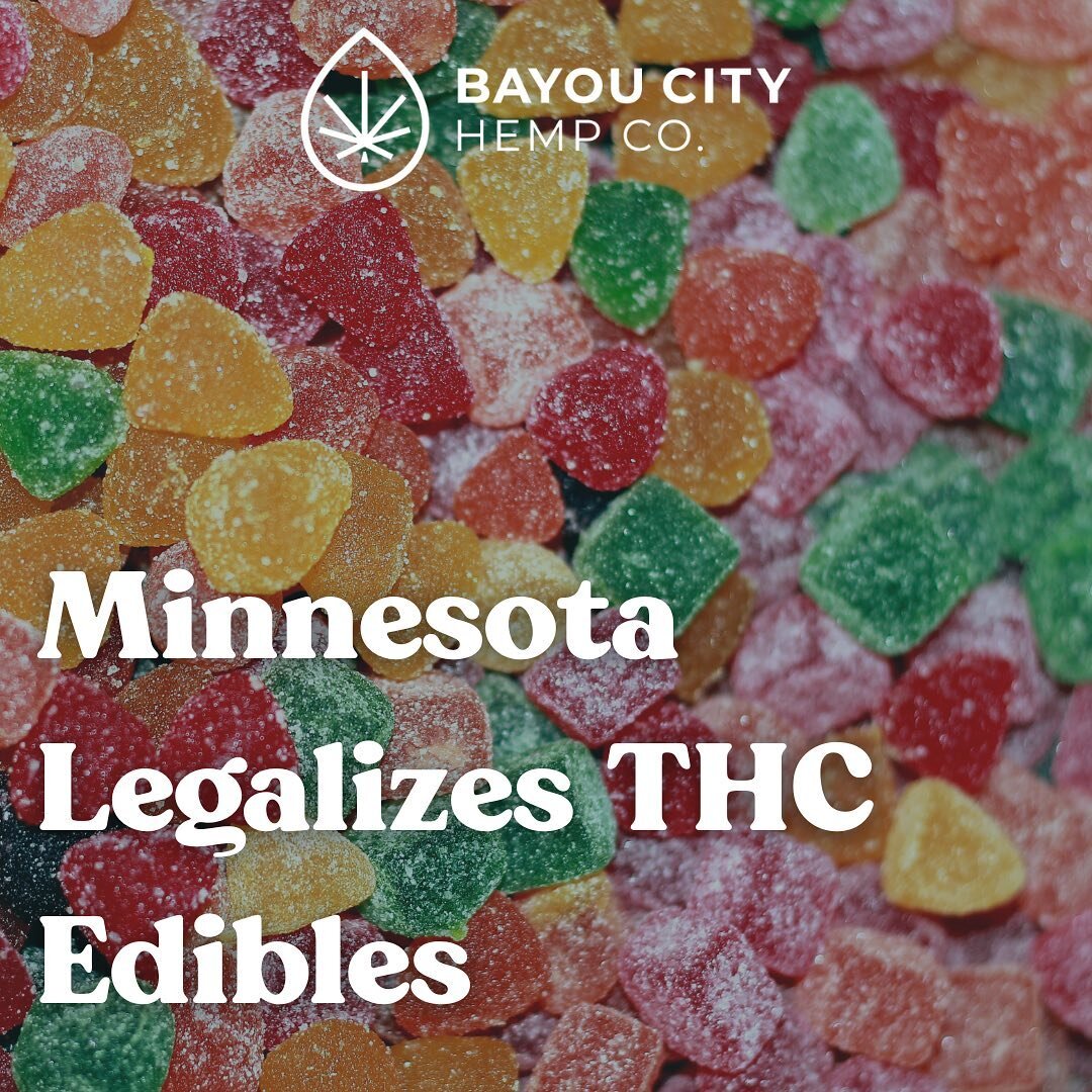 Minnesota legalized THC edibles! 🍬

Texas is on track to being next so long as we continue to self-regulate and comply with the Federal Farm Bill. 

Bayou City Hemp Co. is a NSF GMP certified manufacturing facility with in-house and third party trac