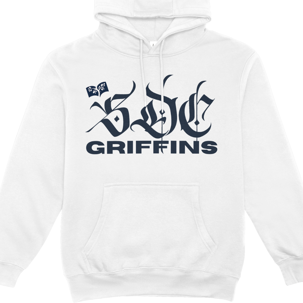 SDC Logo Hoodie - White