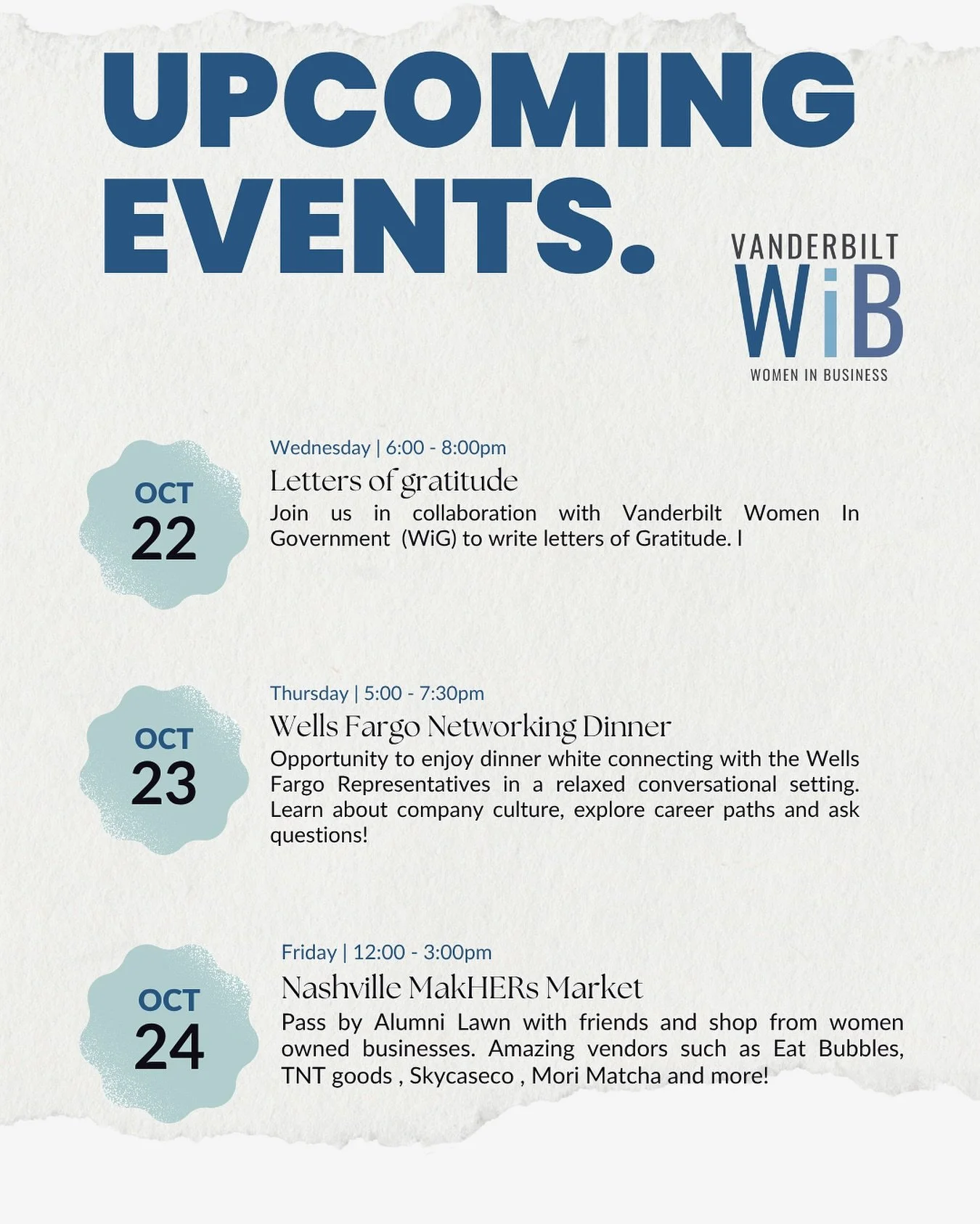 A week of WiB💌

#vanderbilt #nashville