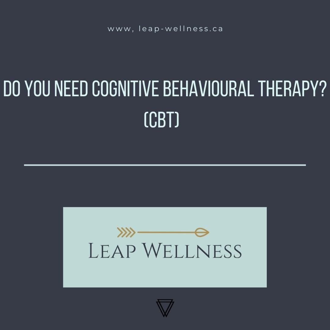 Do you need CBT?

CBT is a highly effective therapy modality that can help in a variety of mental health disorders. This therapy modality is also highly effective when dealing with day to day life stressors. 

- Are you comfortable thinking about wha