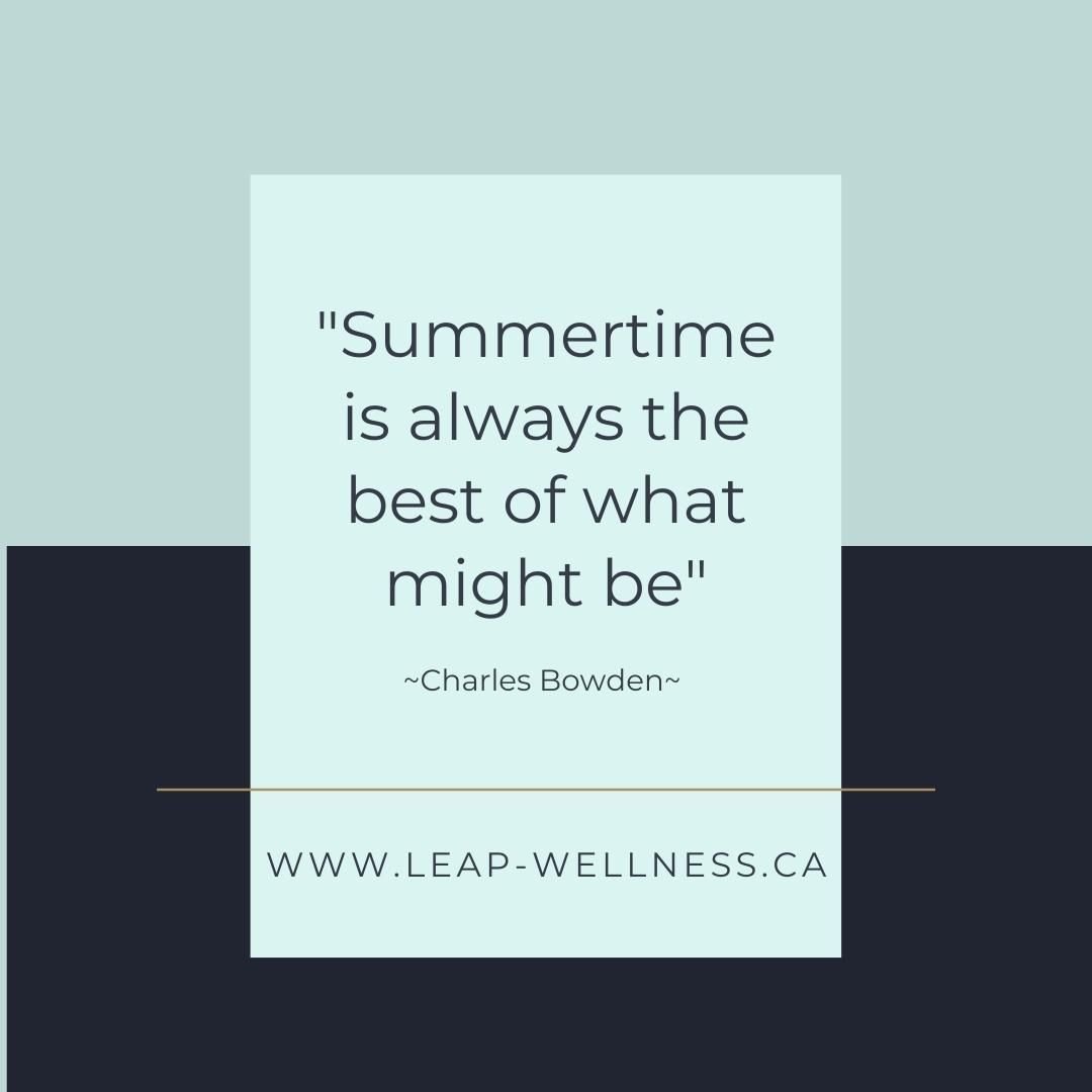 The days are just different. 

#LeapWellness #MindBodyConnection #Therapy #TherapistsOfInstagram #YogaTeacher