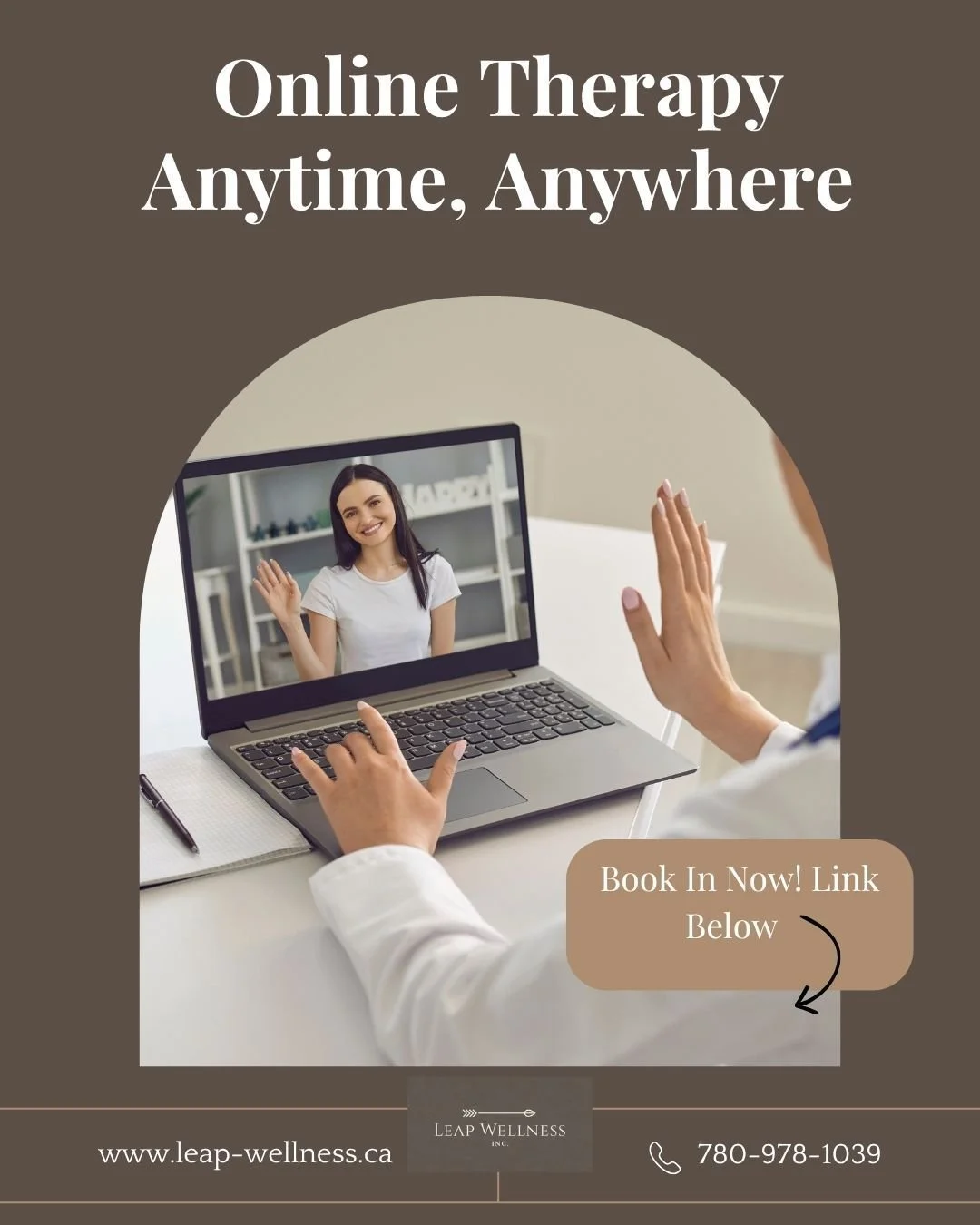 Virtual therapy now booking 

Accessible support. Real connection. From the comfort of home.

&bull; Book online through the link in bio
&bull; Limited daytime spots available
&bull; Free consultation available
&bull; Serving clients across Alberta v