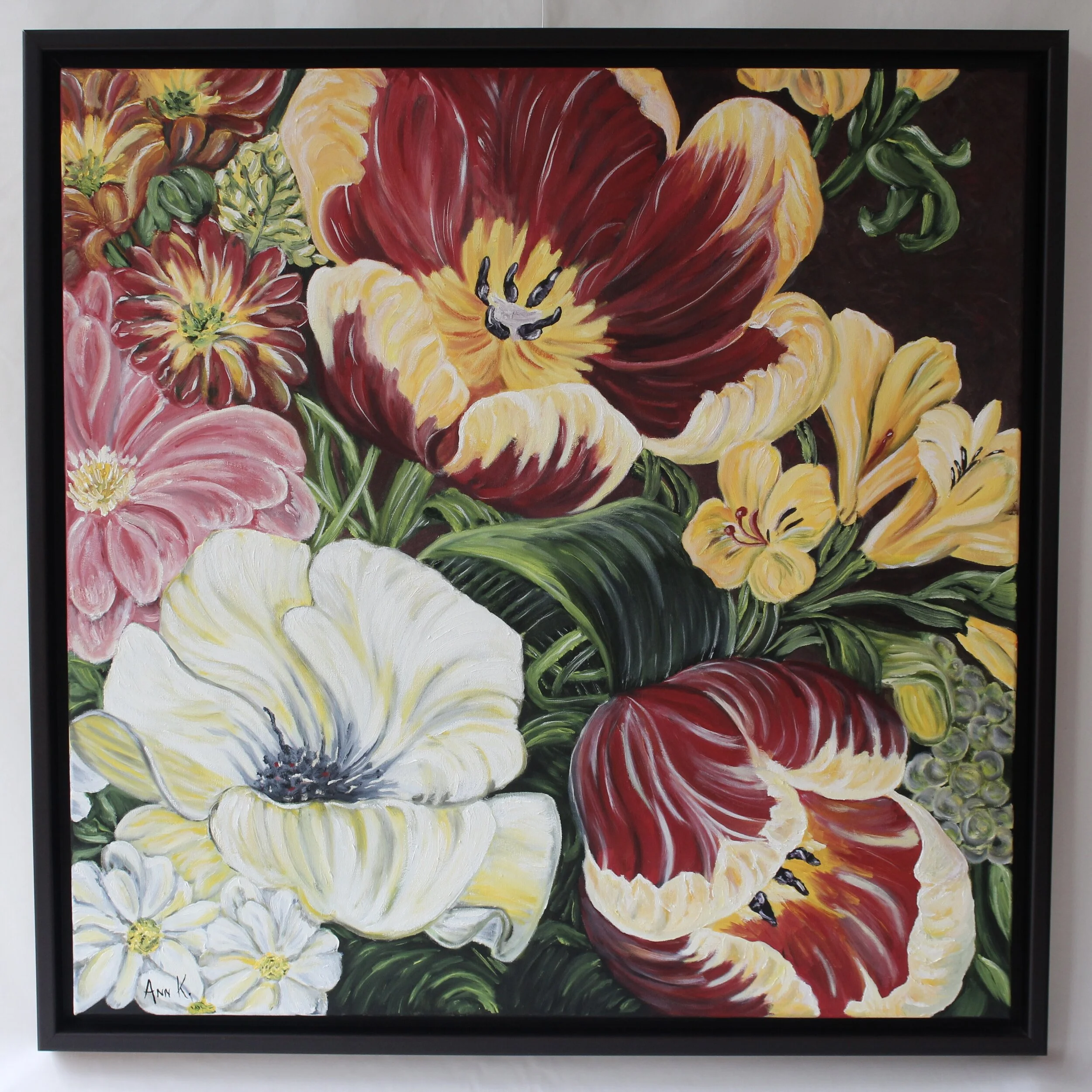 Oil on canvas, 30" x 30"