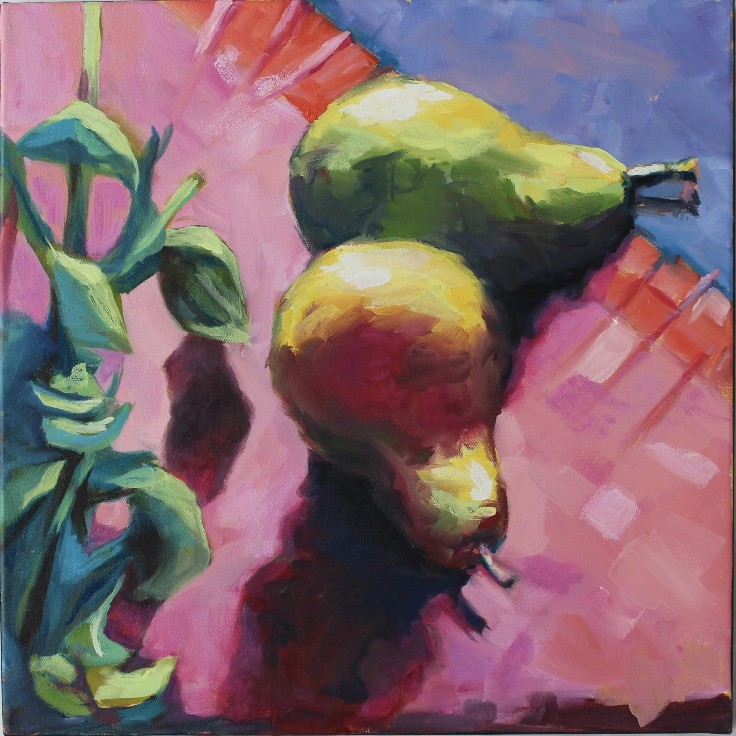 Oil on canvas, 16" x 16"