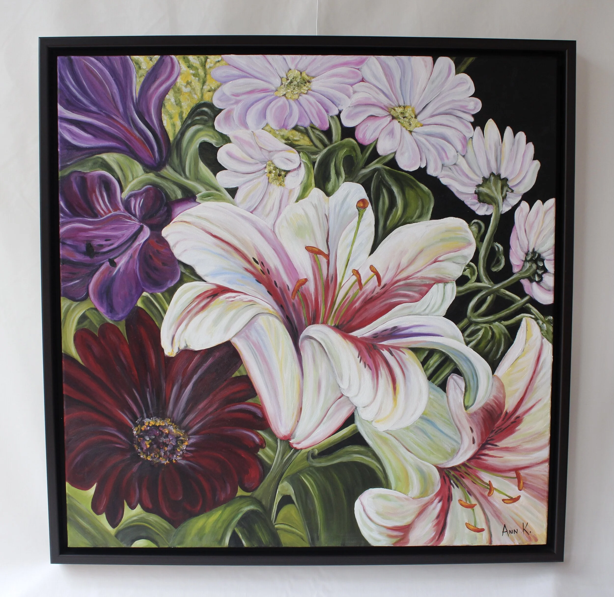 Oil on canvas, 30" x 30"