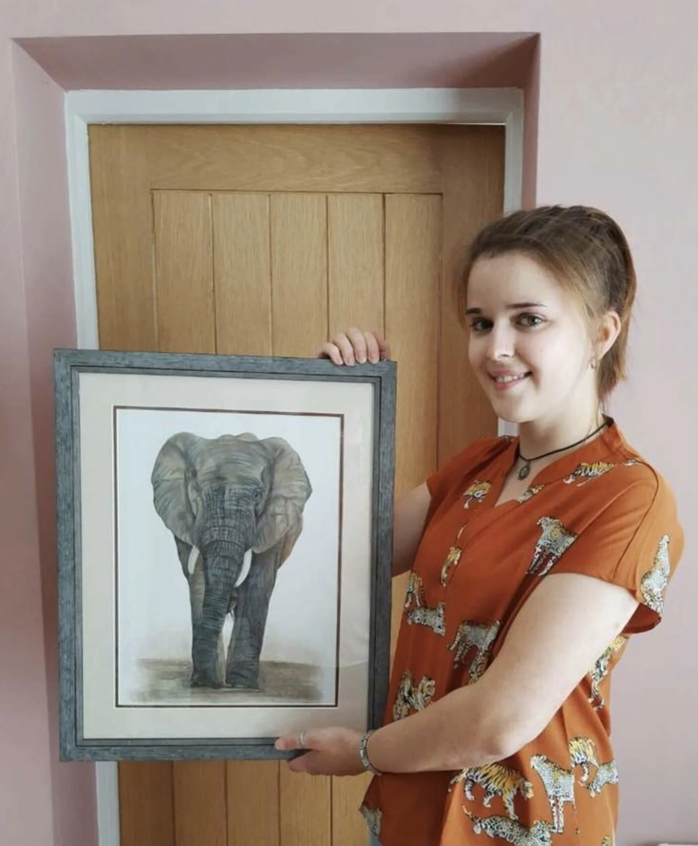 I was featured in the local newspaper!