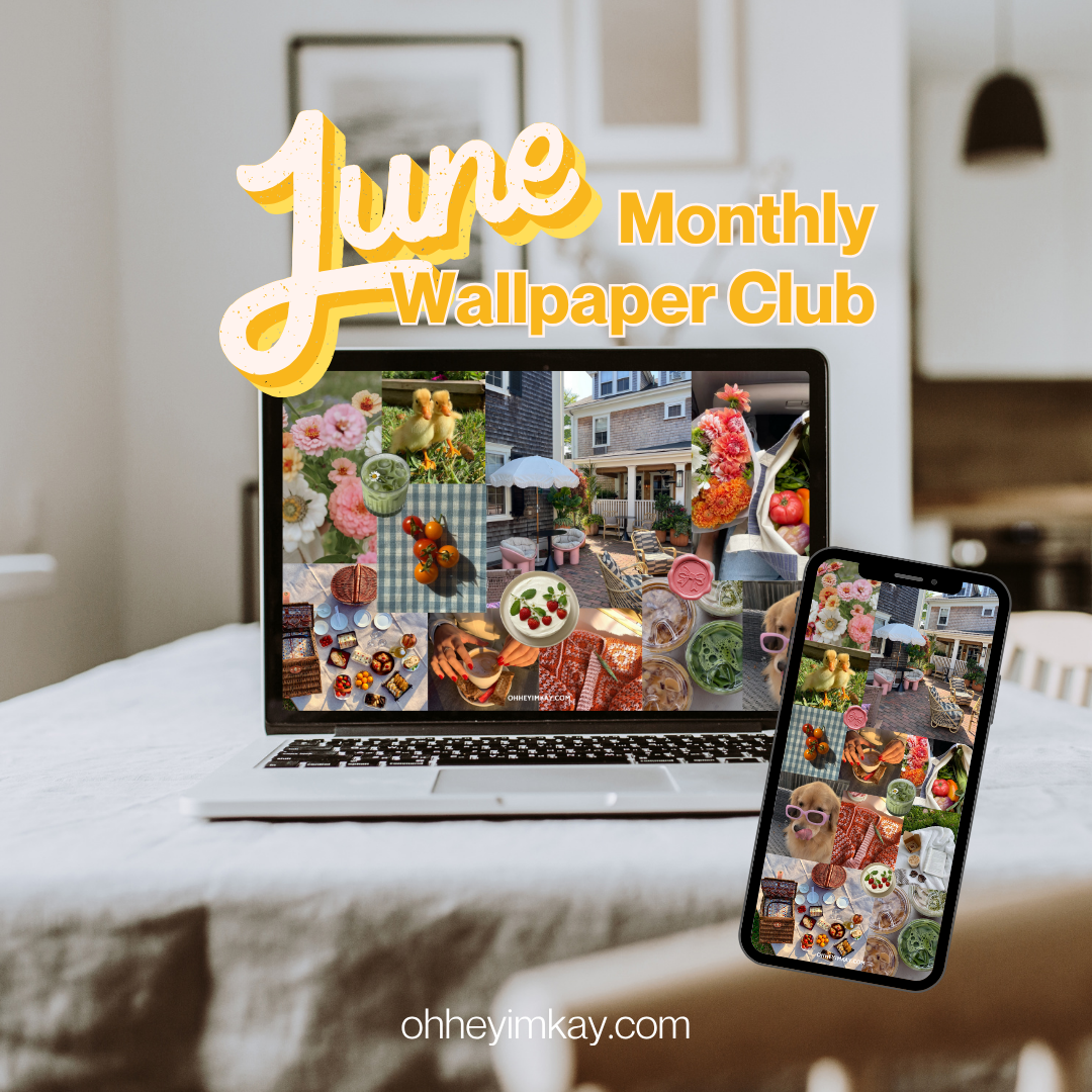monthly wallpaper club: JUNE (free downloadable wallpapers!)
