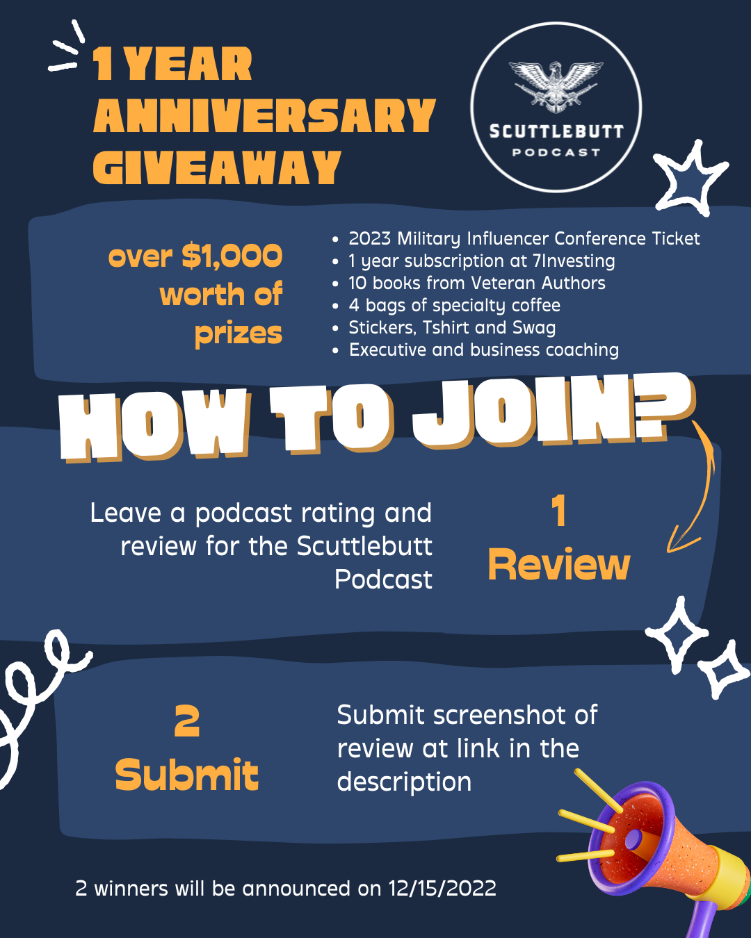 HUGE Scuttlebutt Giveaway!