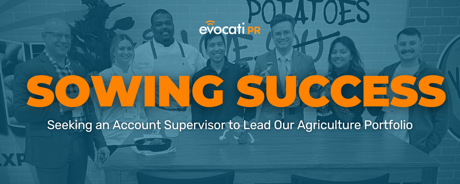 Sowing Success: Seeking an Account Supervisor to Lead Our Agriculture Portfolio