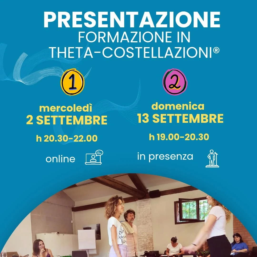 Theta-Costellazioni®: scopri il percorso - Presentazione online il 2/3 e dal vivo il 13/09