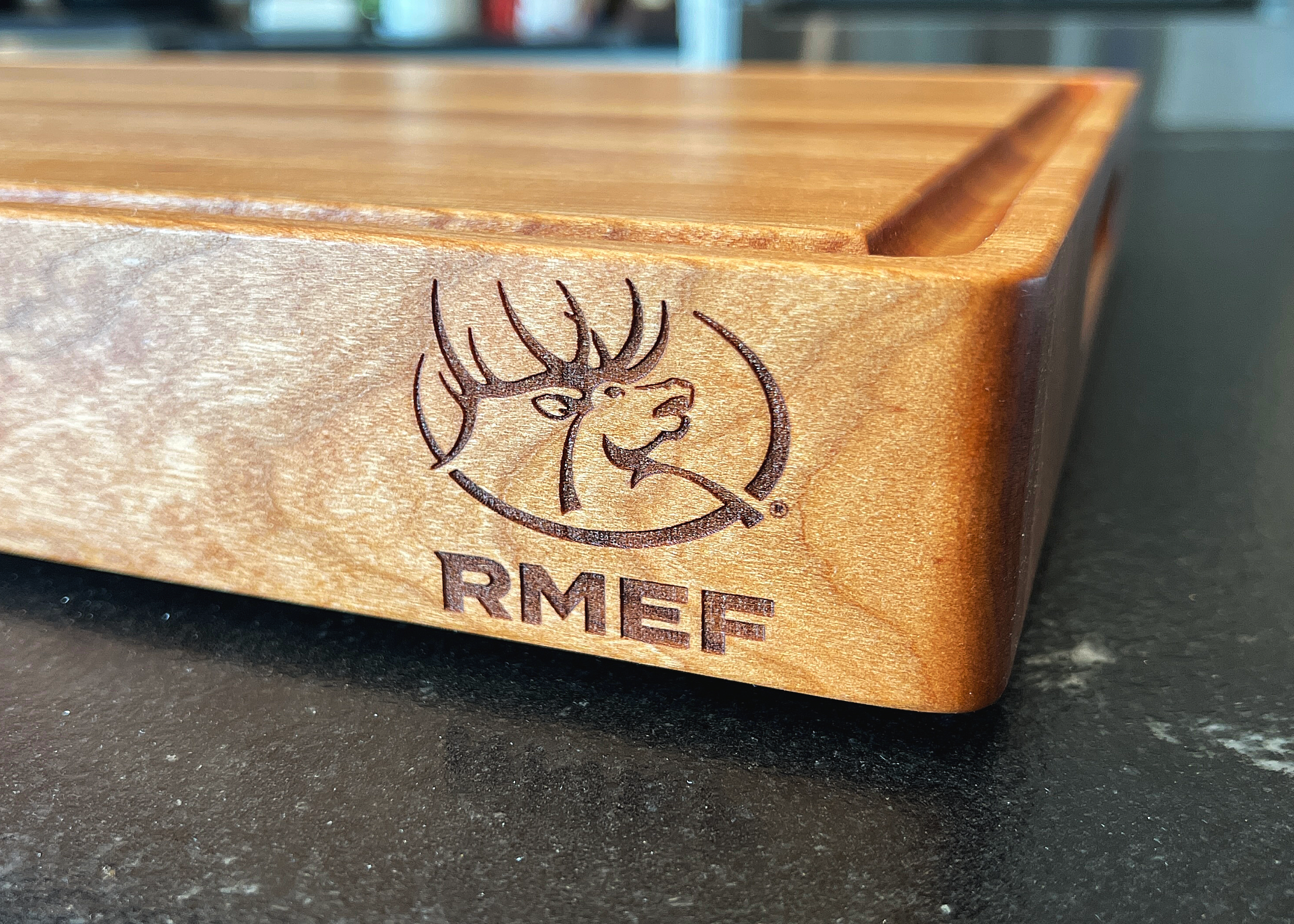 RMEF Cherry Cutting Board
