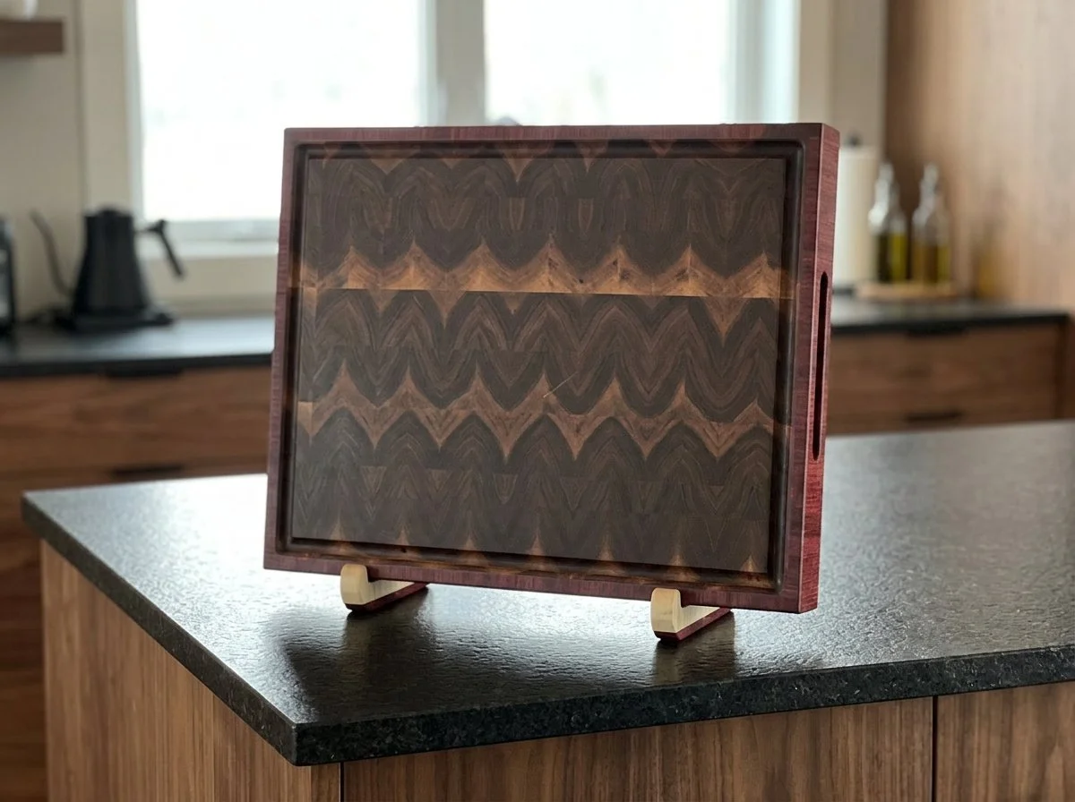 Zig Zag End Grain Cutting Board